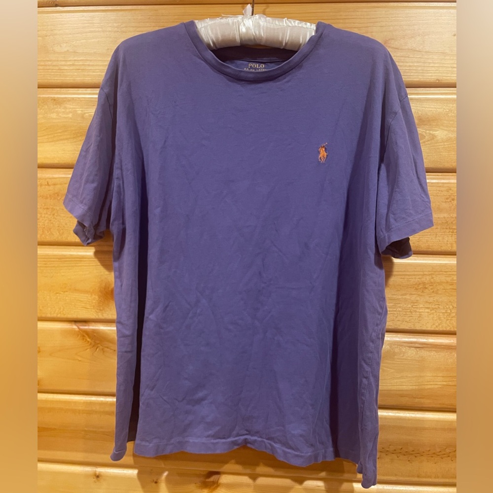 Polo Ralph Lauren Men's Purple Crewneck Tee Size Large